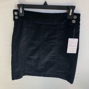 Free People SKIRT women’s size 26 suede short NWT